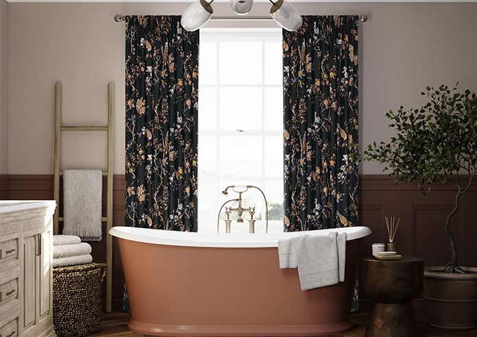 Orientalis, Jet - Made to Measure Curtains - Image 3